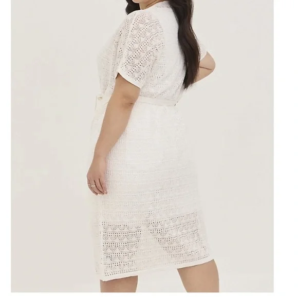 Crochet Open Sweater - Picture 3 of 8